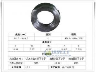 供应萧山弹簧钢丝/萧山油淬火弹簧钢丝_冶金矿产_世界工厂网中国产品信息库